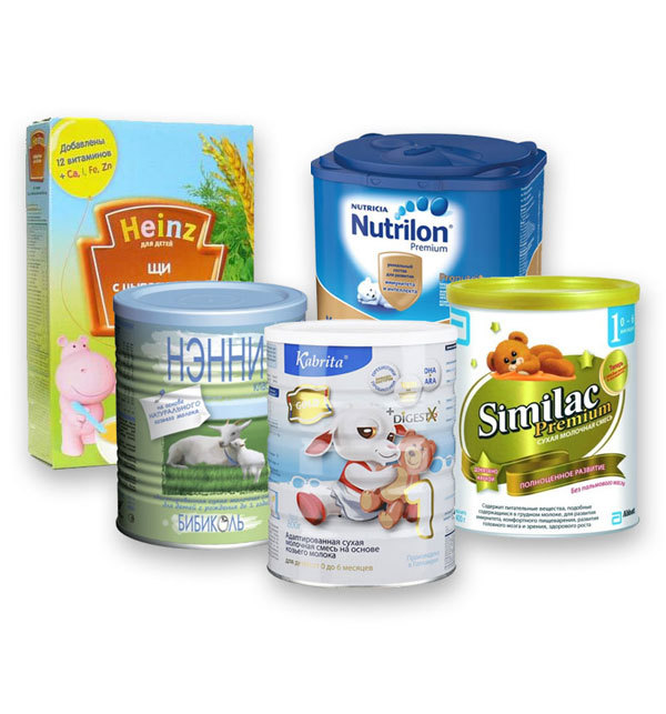 Детские молочные смеси без пальмового масла: список