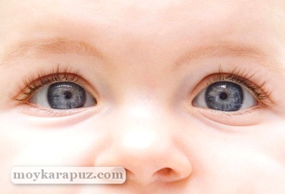 Цвет глаз у новорожденных: таблица,  какой цвет глаз у ребенка будет